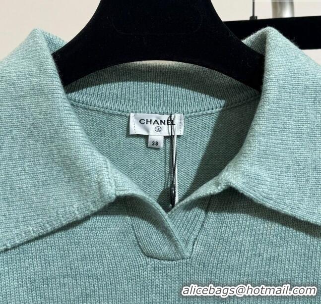 Cheapest Chanel Wool & Cashmere Sweater CH120113 Green 2023