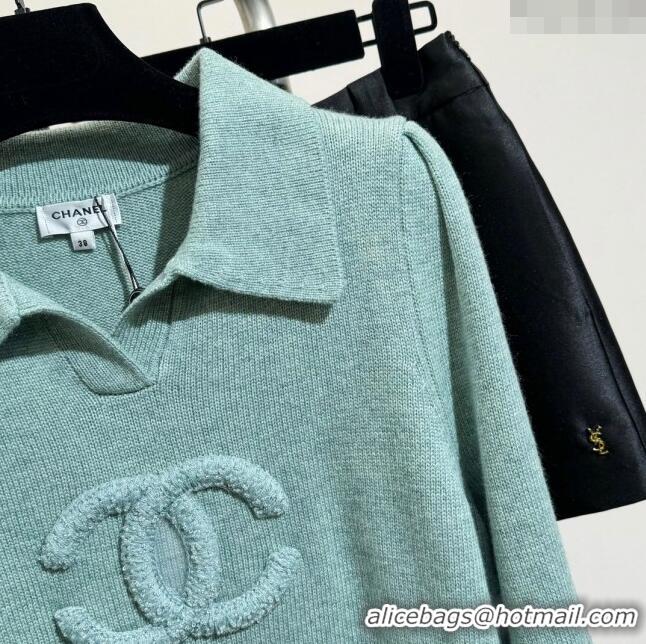 Cheapest Chanel Wool & Cashmere Sweater CH120113 Green 2023