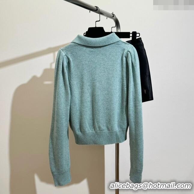 Cheapest Chanel Wool & Cashmere Sweater CH120113 Green 2023