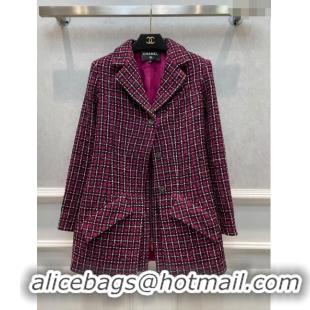 Modern Classic Chanel Tweed Jacket CH120123 Rosy 2023