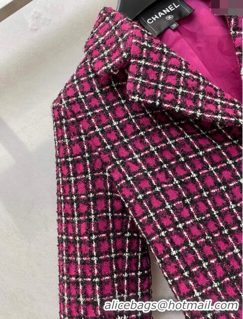 Modern Classic Chanel Tweed Jacket CH120123 Rosy 2023