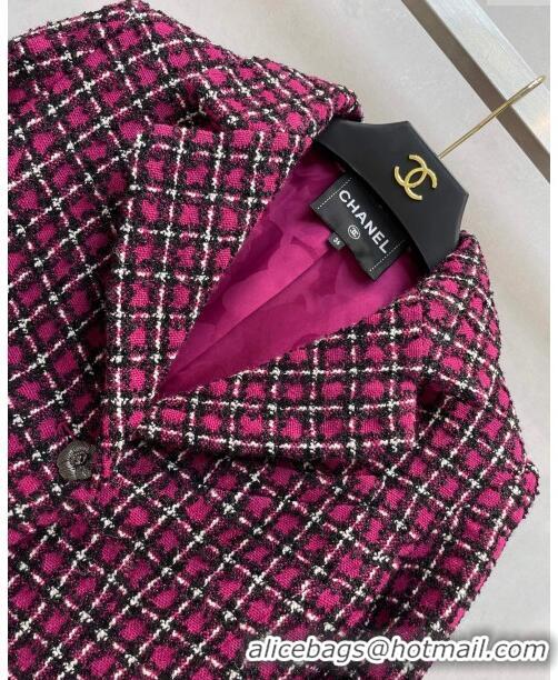 Modern Classic Chanel Tweed Jacket CH120123 Rosy 2023