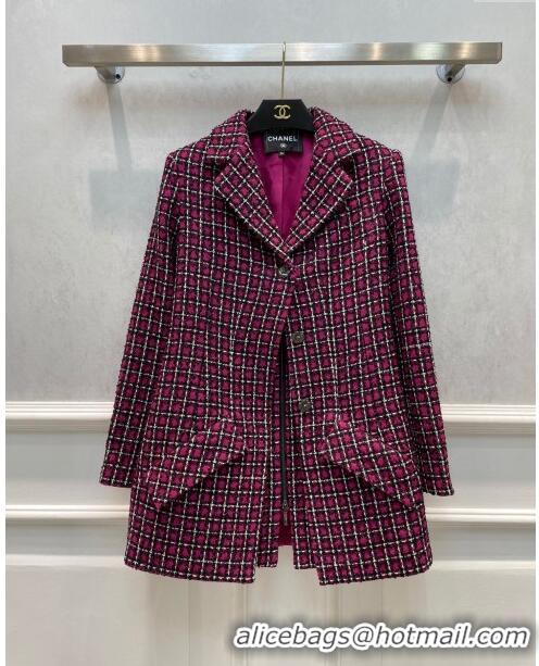 Modern Classic Chanel Tweed Jacket CH120123 Rosy 2023