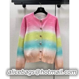 Luxurious Design Chanel Cashmere Cardigan CH122202 Multicolor 2023