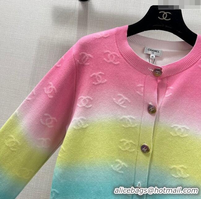 Luxurious Design Chanel Cashmere Cardigan CH122202 Multicolor 2023