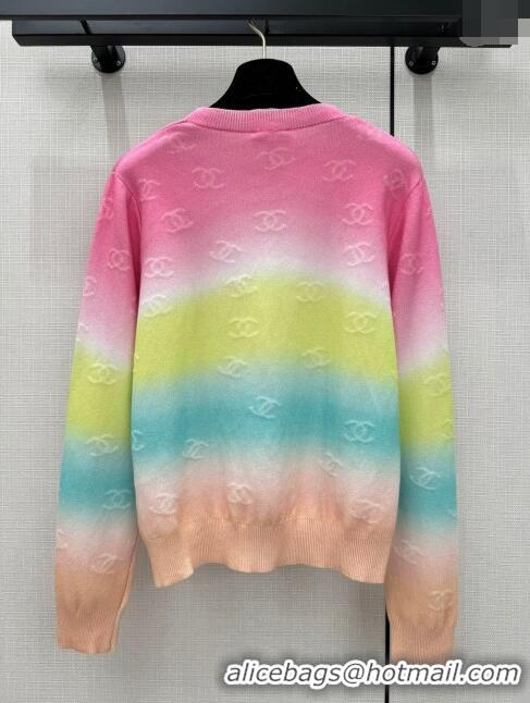 Buy Generous Chanel Cashmere Sweater CH122203 Multicolor 2023