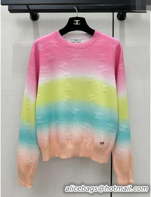 Buy Generous Chanel Cashmere Sweater CH122203 Multicolor 2023