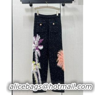 Fashion Discount Chanel Wool Pants CH122222 Black 2023