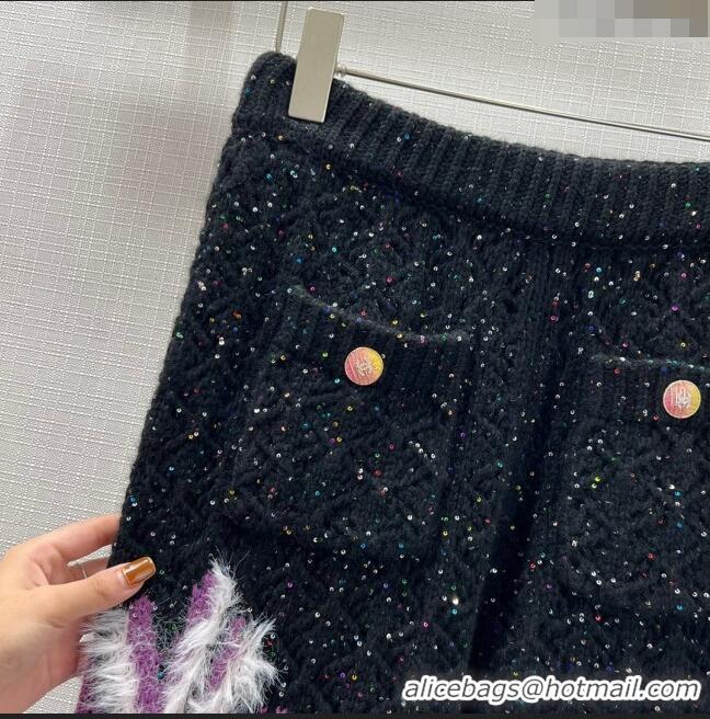 Fashion Discount Chanel Wool Pants CH122222 Black 2023