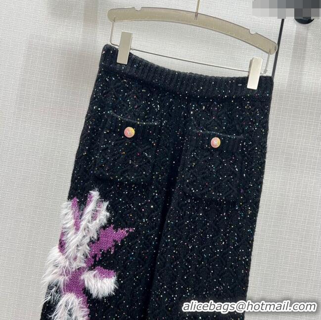 Fashion Discount Chanel Wool Pants CH122222 Black 2023