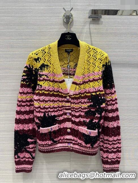 Well Crafted Chanel Wool Cardigan CH122302 Multicolor 2023