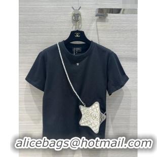 Promotional Chanel Cotton T-shirt CH122518 Black 2023