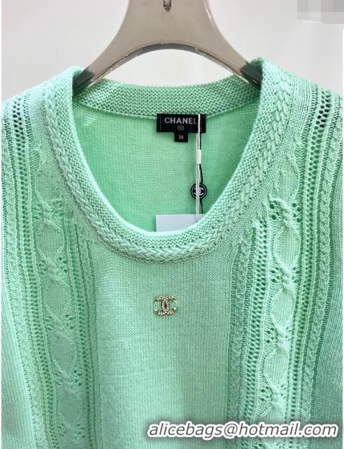 Promotional Chanel Wool Sweater CH122523 Green 2023