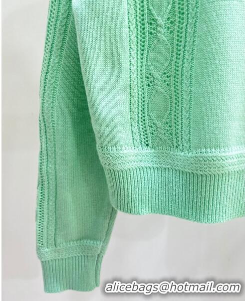 Promotional Chanel Wool Sweater CH122523 Green 2023