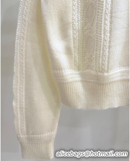 Buy Inexpensive Chanel Wool Sweater CH122524 White 2023