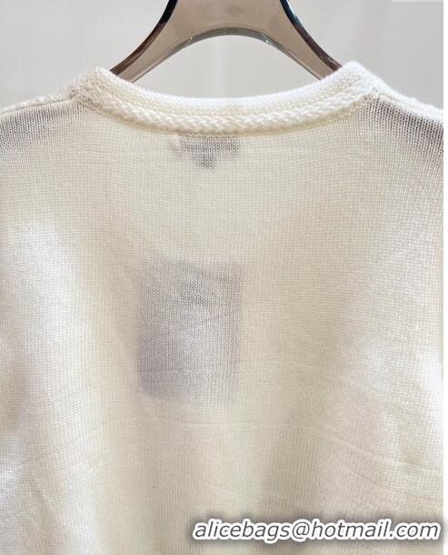 Buy Inexpensive Chanel Wool Sweater CH122524 White 2023