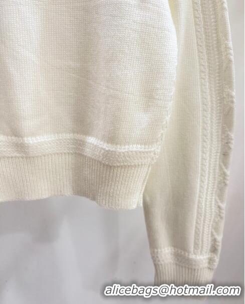 Buy Inexpensive Chanel Wool Sweater CH122524 White 2023