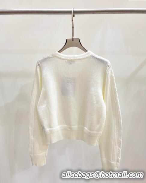 Buy Inexpensive Chanel Wool Sweater CH122524 White 2023