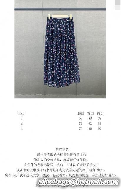 ​New Style Luxurious Chanel Skirt CH122541 Blue 2023