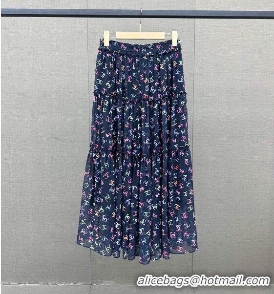 ​New Style Luxurious Chanel Skirt CH122541 Blue 2023