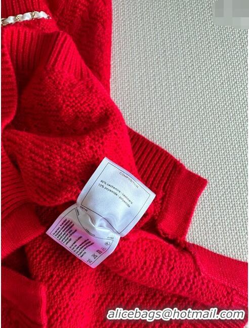 ​Good Looking Chanel Cashmere Dress CH11007 Red 2024