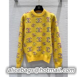 Best Price Chanel Wool Sweater CH11019 Yellow 2024