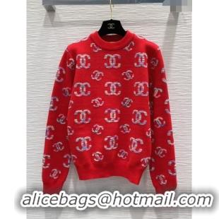 Reasonable Price Chanel Wool Sweater CH11018 Red 2024