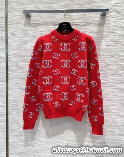 Reasonable Price Chanel Wool Sweater CH11018 Red 2024