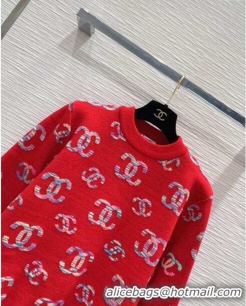 Reasonable Price Chanel Wool Sweater CH11018 Red 2024