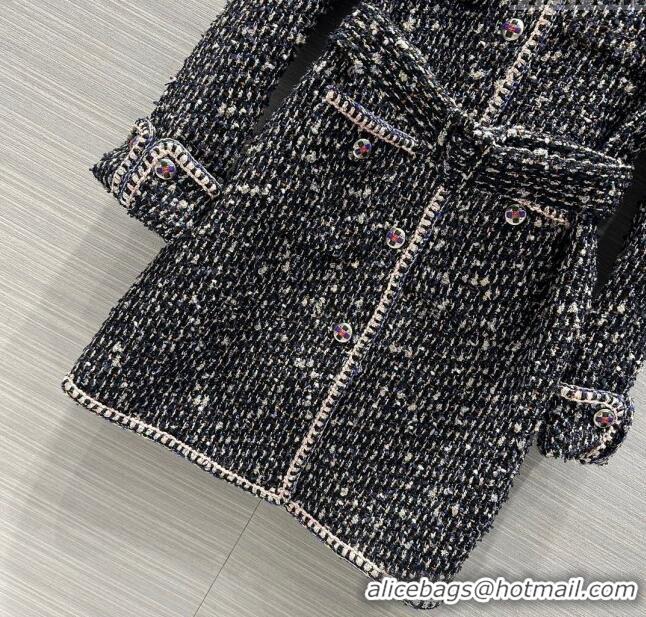 Grade Design Chanel Tweed Jacket Dress CH11038 Black 2024