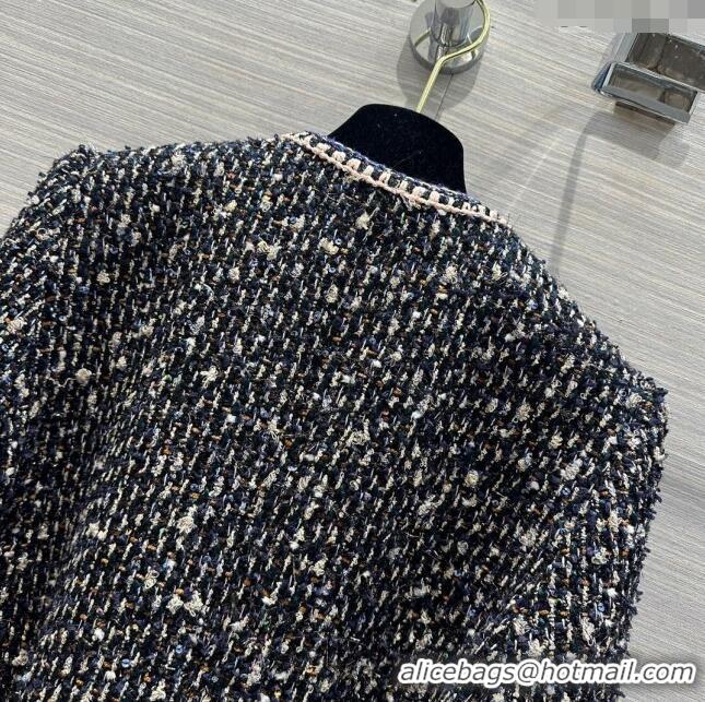 Grade Design Chanel Tweed Jacket Dress CH11038 Black 2024