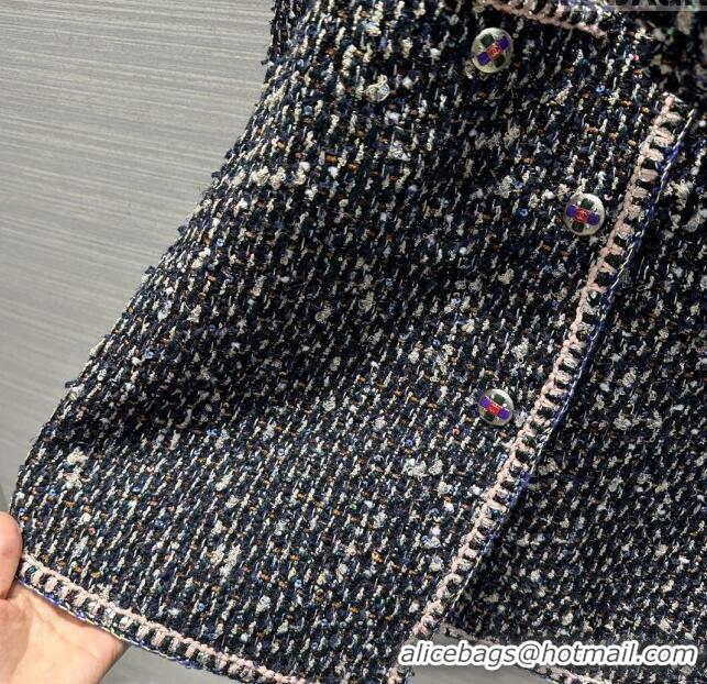 Grade Design Chanel Tweed Jacket Dress CH11038 Black 2024