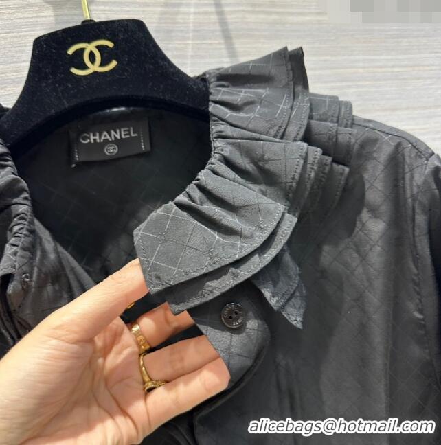 Traditional Discount Chanel Shirt CH11227 Black 2024