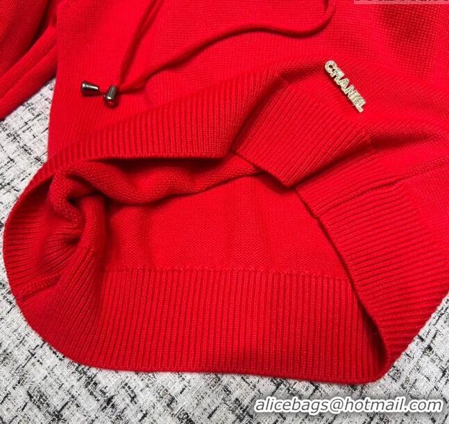 ​Good Quality Chanel Wool Sweater CH11304 Red 2024