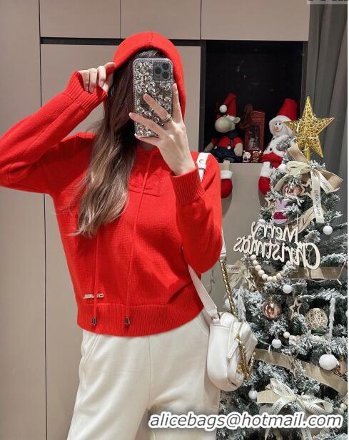 ​Good Quality Chanel Wool Sweater CH11304 Red 2024