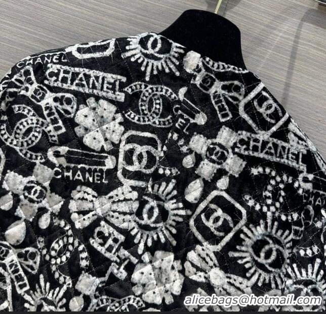 Well Crafted Chanel Coco Neige Padded Jacket CH11911 Black 2024