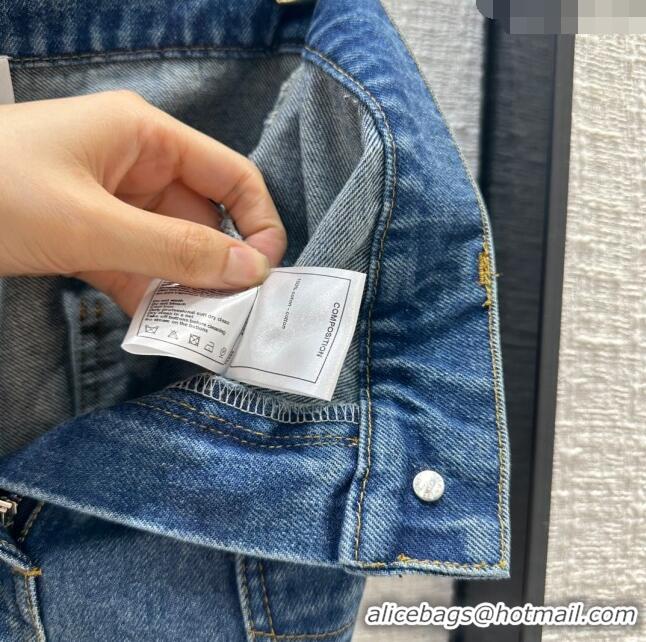 Famous Brand Chanel Coco Denim Jeans CH12214 Blue 2024