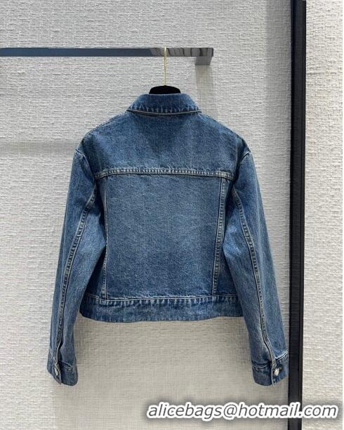 Market Sells Chanel Coco Denim Jacket CH12212 Blue 2024