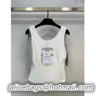 ​Top Grade Chanel Cotton Vest CH022314 White 2024