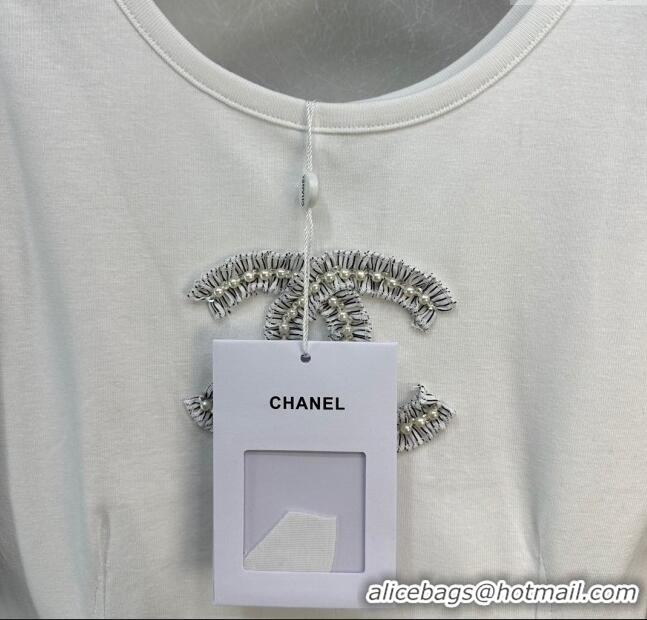 ​Top Grade Chanel Cotton Vest CH022314 White 2024