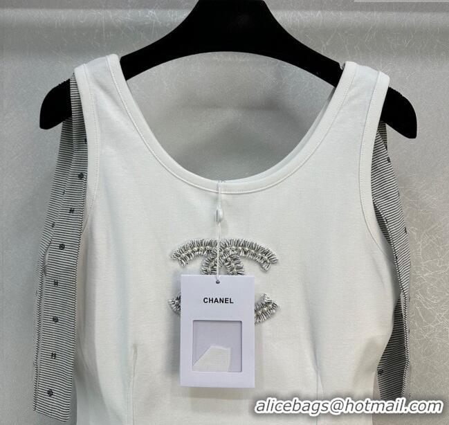 ​Top Grade Chanel Cotton Vest CH022314 White 2024