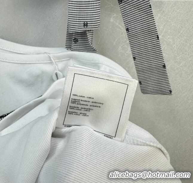 ​Top Grade Chanel Cotton Vest CH022314 White 2024