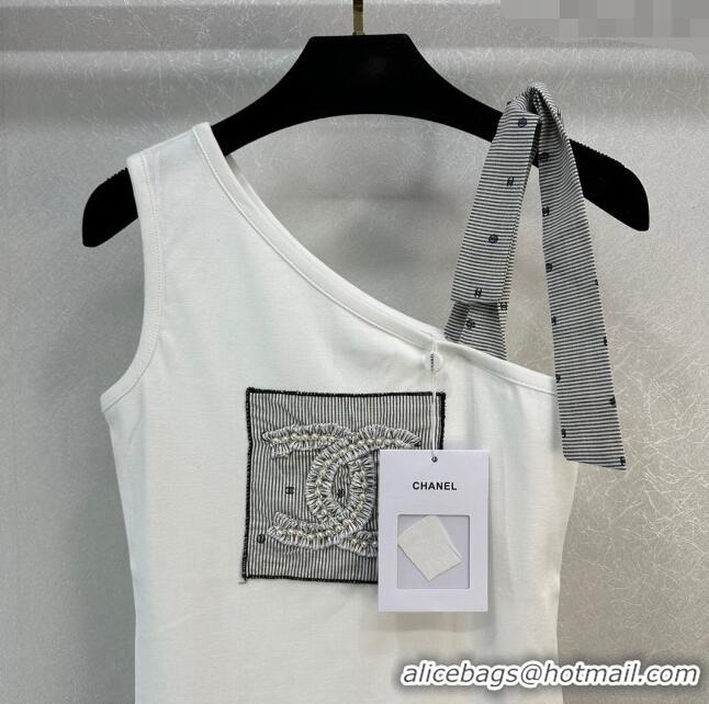 Top Quality Chanel Cotton Vest CH022315 White 2024