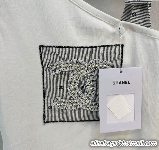 Top Quality Chanel Cotton Vest CH022315 White 2024