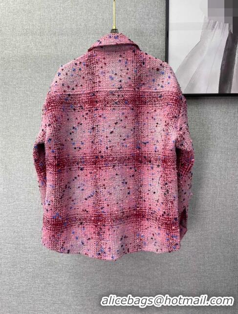 ​Well Crafted Chanel Tweed Jacket CH022634 Pink 2024