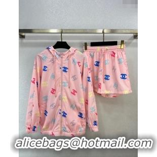 Top Design Chanel Jacket and Shorts CH022716 Pink 2024