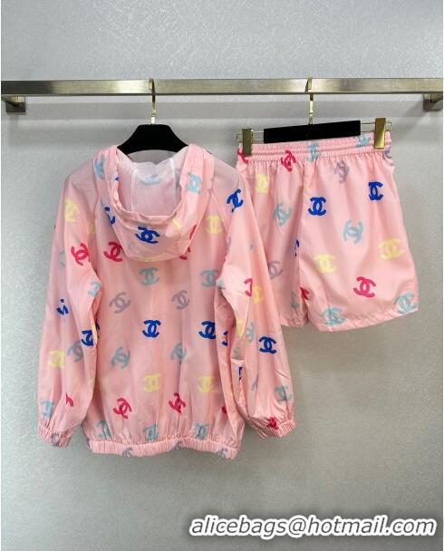 Top Design Chanel Jacket and Shorts CH022716 Pink 2024