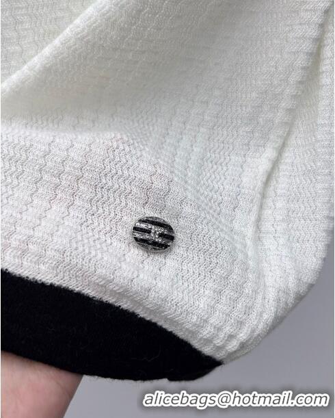 ​Good Product Chanel Knit Short-sleeved Sweater CH022727 White 2024