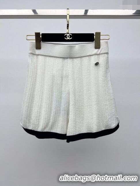 Trendy Design Chanel Knit Shorts CH022728 White 2024