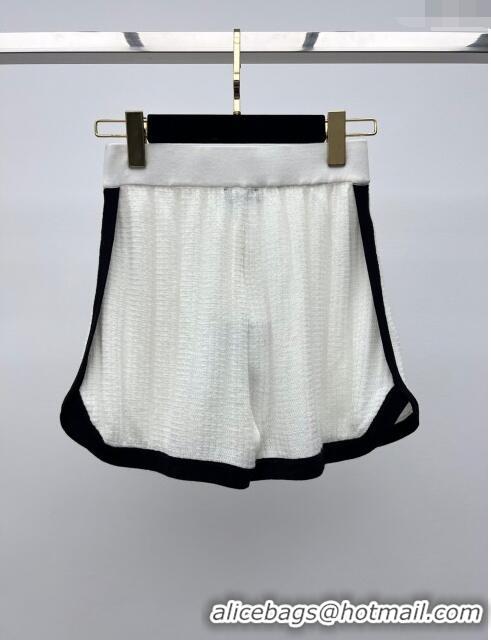 Trendy Design Chanel Knit Shorts CH022728 White 2024